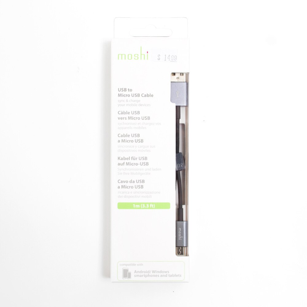 Moshi, USB to Micro USB, Cable